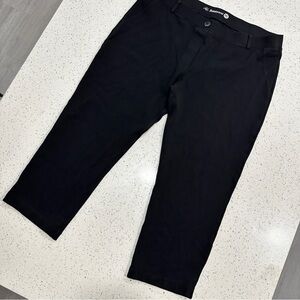 Betabrand Black Capri Pants sz XXL